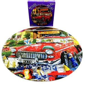 ROUND‎ Car Wash Saturday 350 Piece Jigsaw Puzzle by CraZArt